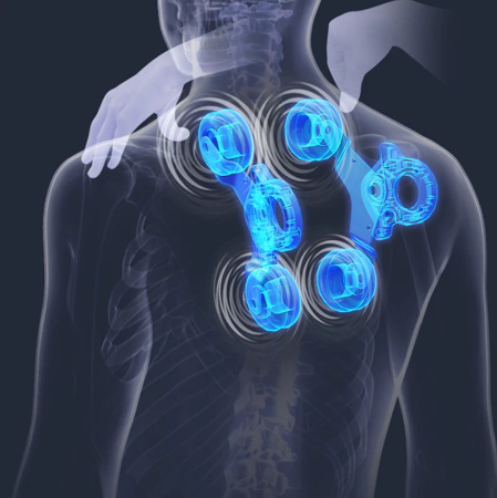 Массажное кресло iMassage Hybrid Grey/White